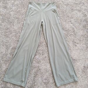 Lululemon Grey Sage Align High Rise Wide-Leg Pants 31"